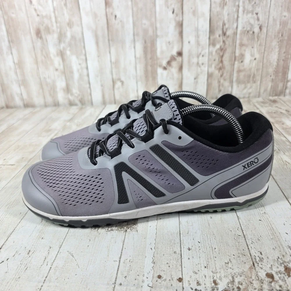 Xero HFS II Womens 11 Gray Black Road Running Shoes Zero Drop Minimalist XY02-06